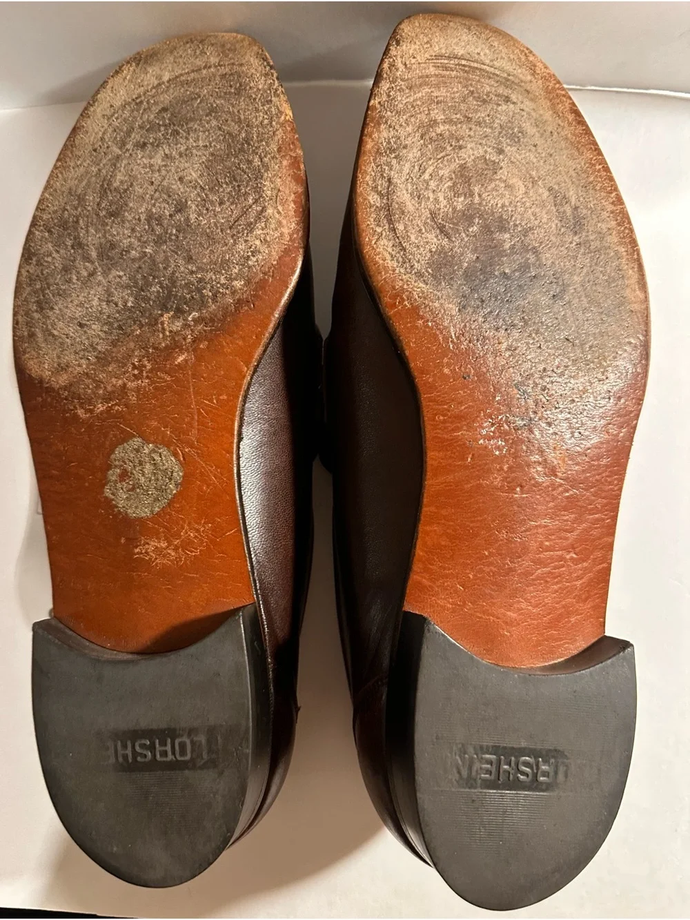 Vintage Florsheim Riva Loafers 11 C Burgundy Kidskin Bit Slip On Made in USA